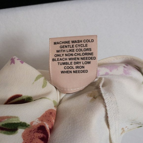 Philosophy Republic Hi Low High Romantic Floral Tunic Blouse Shirt Size Medium M - Picture 6 of 7